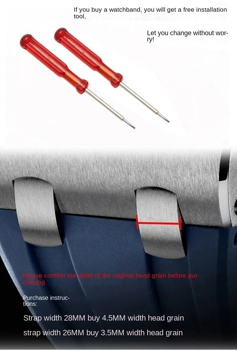 End Links Strap Connectors Kit for AP Audemars Piguet Royal Oak Offshore Watch - Image 3