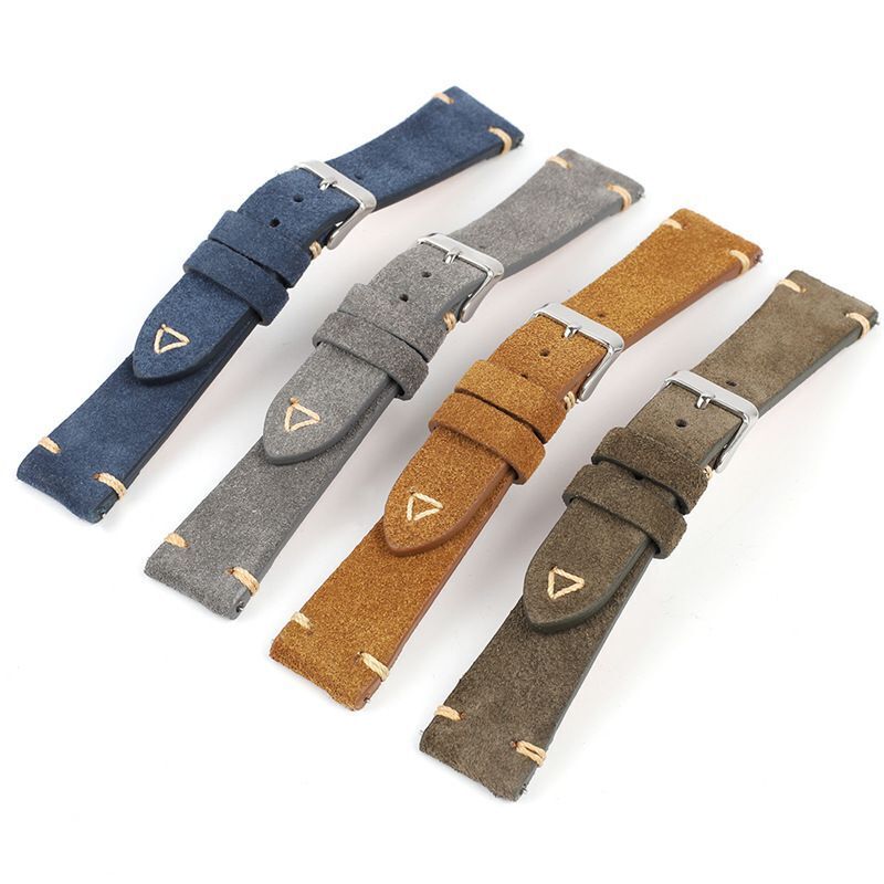 Leather Watch Strap for Omega x Swatch Speedmaster Moonswatch Watch Band 20 22mm - Image 4