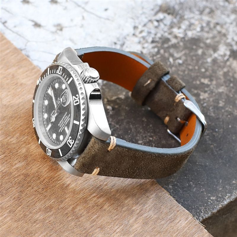 Leather Watch Strap for Omega x Swatch Speedmaster Moonswatch Watch Band 20 22mm - Image 6