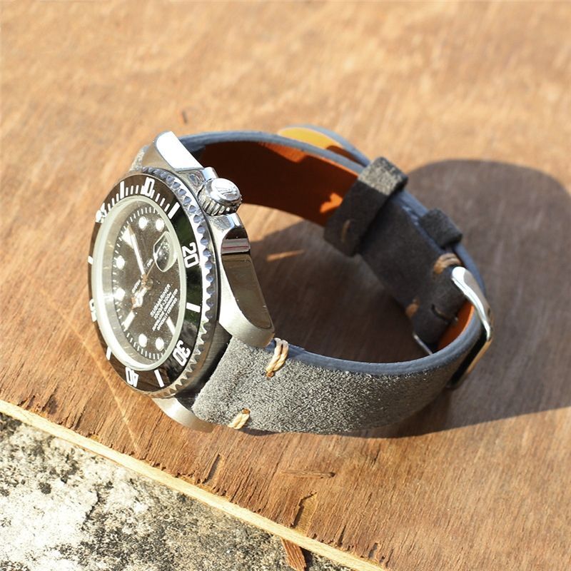 Leather Watch Strap for Omega x Swatch Speedmaster Moonswatch Watch Band 20 22mm - Image 9
