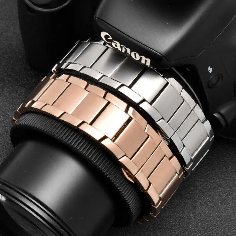 22mm Stainless Steel Watch Bracelet Strap for Armani AR2452 AR2453 AR2448 - Image 8