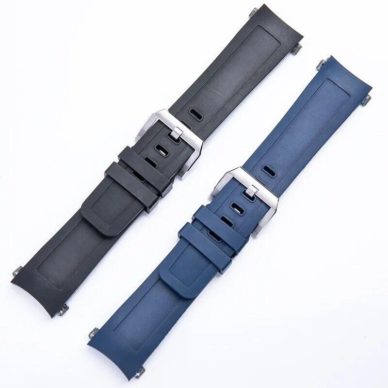 22mm Silicone Rubber Strap Band Fit for IWC Aquatimer Watch Quick-Release System - Image 5