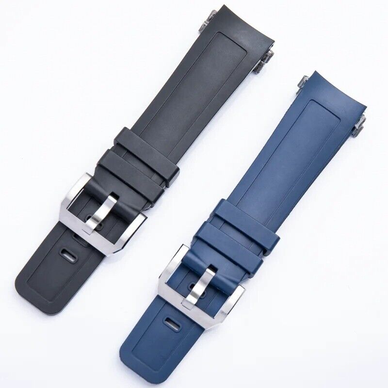 22mm Silicone Rubber Strap Band Fit for IWC Aquatimer Watch Quick-Release System - Image 7