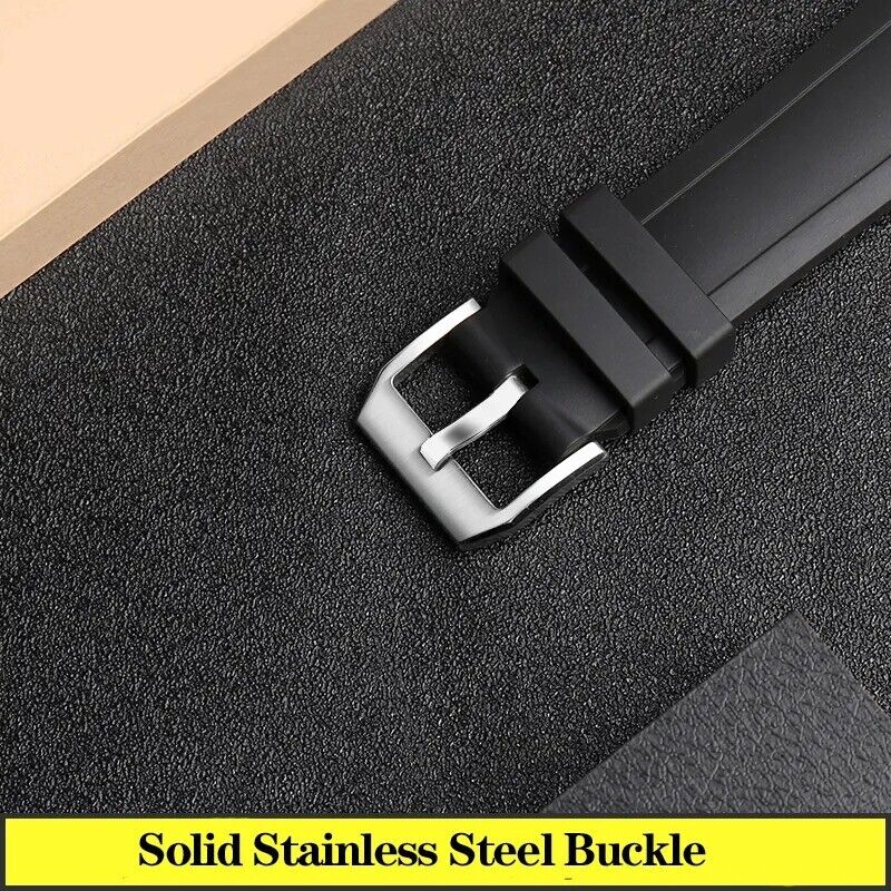 22mm Silicone Rubber Strap Band Fit for IWC Aquatimer Watch Quick-Release System - Image 15
