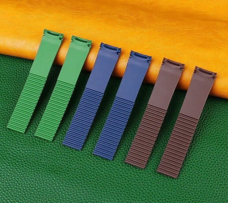 21mm Soft Silicone Rubber Watch Band Strap Fit for Patek Philippe Aquanaut - Image 4