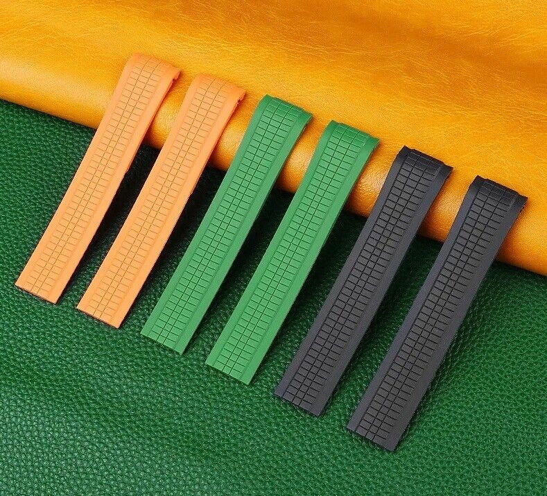 21mm Soft Silicone Rubber Watch Band Strap Fit for Patek Philippe Aquanaut - Image 7