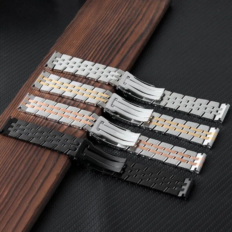 20/22/24mm Stainless Steel Jubilee Strap Bracelet for Breitling Watch - Image 3