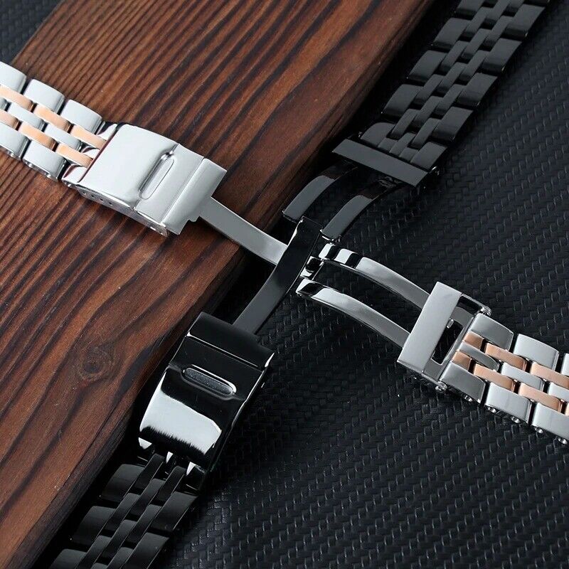 20/22/24mm Stainless Steel Jubilee Strap Bracelet for Breitling Watch - Image 6