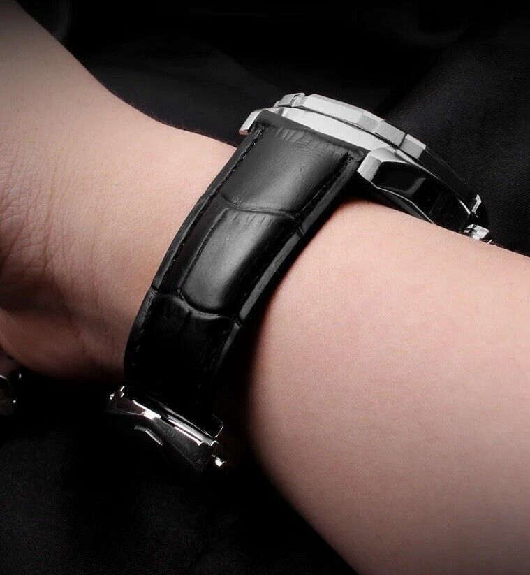 19/20/22mm Genuine Leather Watch Strap Band Fit for TAG Heuer Watch - Image 5