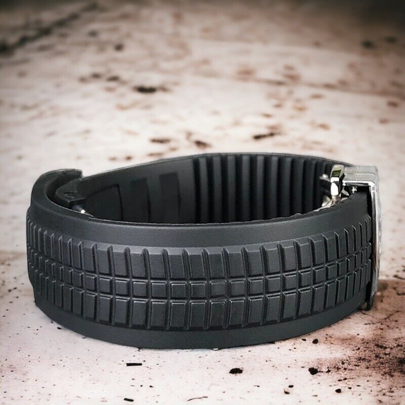 21mm Silicone Rubber Watch Band Strap Fit for Patek Philippe Aquanaut - Image 9