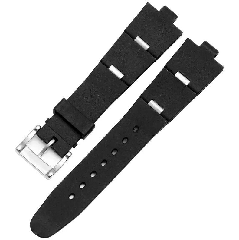 22/24mm Silicone Rubber Band Strap fit for Bvlgari Diagono Watch - Image 7