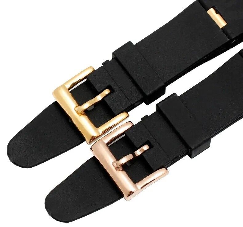 22/24mm Silicone Rubber Band Strap fit for Bvlgari Diagono Watch - Image 8
