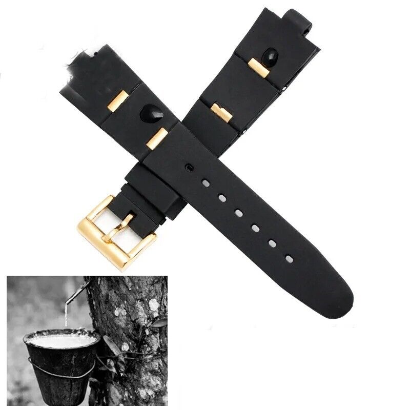 22/24mm Silicone Rubber Band Strap fit for Bvlgari Diagono Watch - Image 10