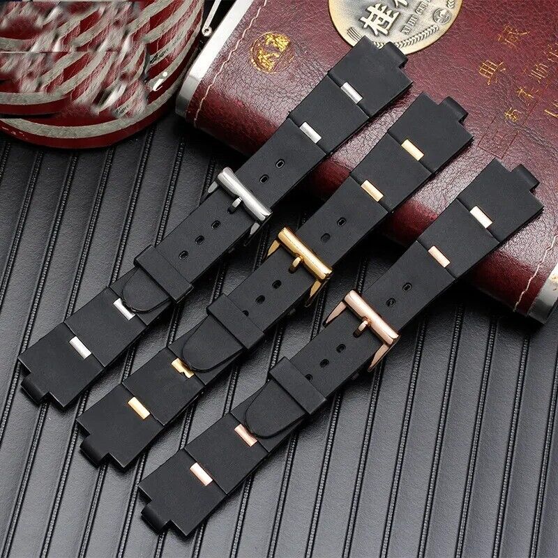 22/24mm Silicone Rubber Band Strap fit for Bvlgari Diagono Watch - Image 11