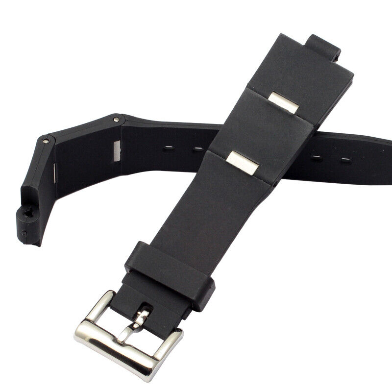 22/24mm Silicone Rubber Band Strap fit for Bvlgari Diagono Watch - Image 12